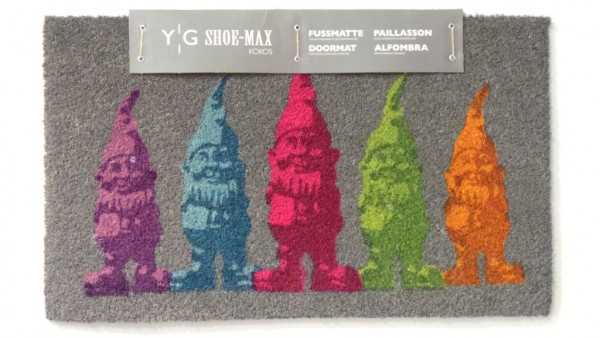 Shoe Max Fußmatte Kokos Garden Gnomes